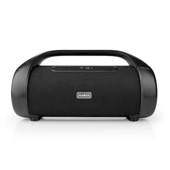 Bluetooth® Party Boombox | 9.5 hrs | 2.1 | 120 W | Media playback: AUX | IPX5 | Linkable | Carrying handle | Party lights | Black Bluetooth® Party Boombox | 9.5 hrs | 2.1 | 120 W | Media playback: AUX | IPX5 | Linkable | Carrying handle | Party lights | Black